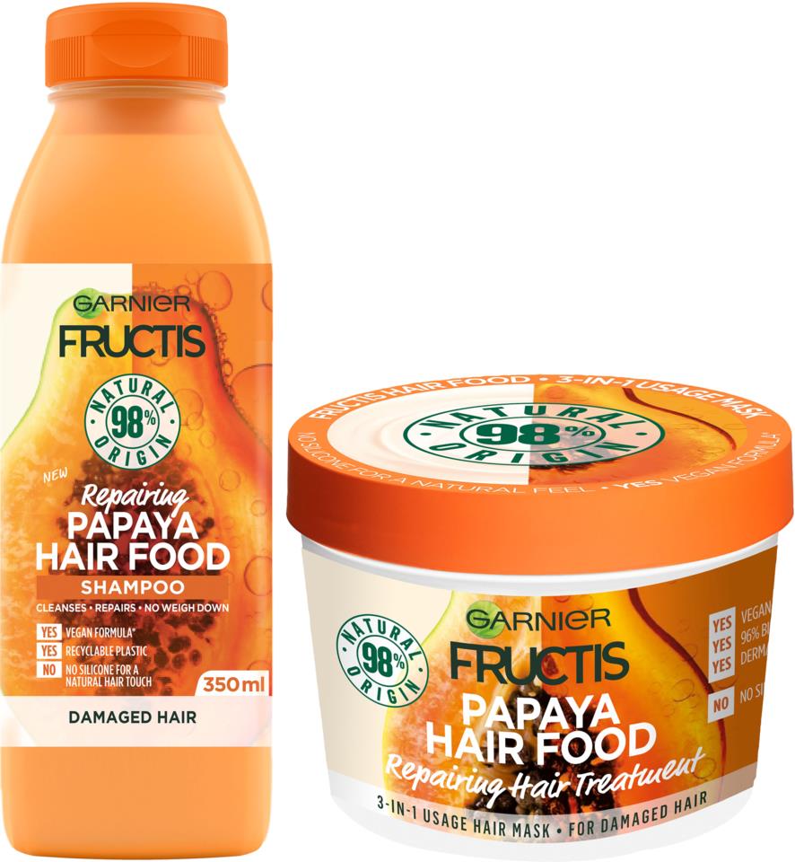 Garnier Fructis Hair Food Papaya pakkaus