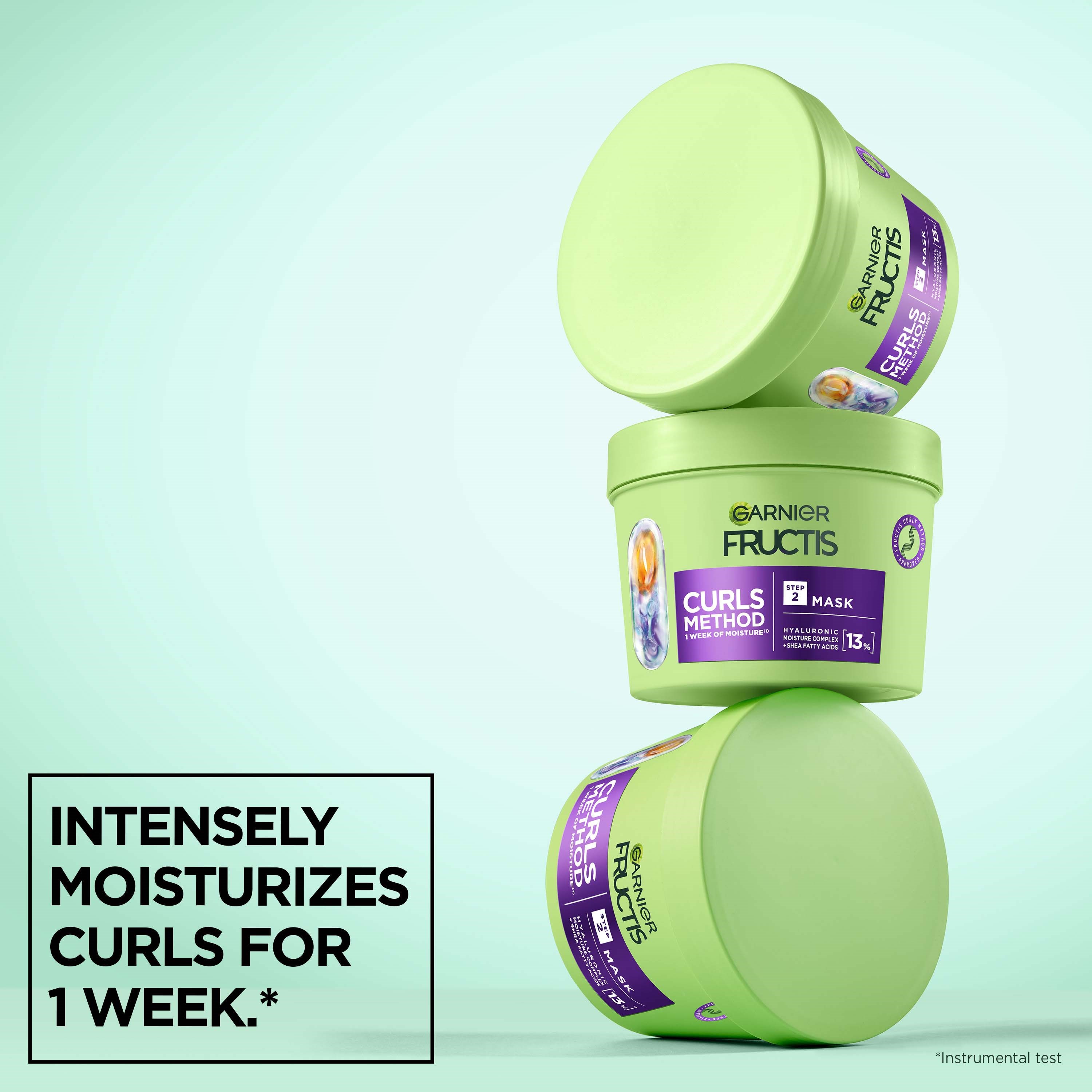 Alternativ bild 1 för Garnier Fructis Method For Curls Hair Mask 370 ml