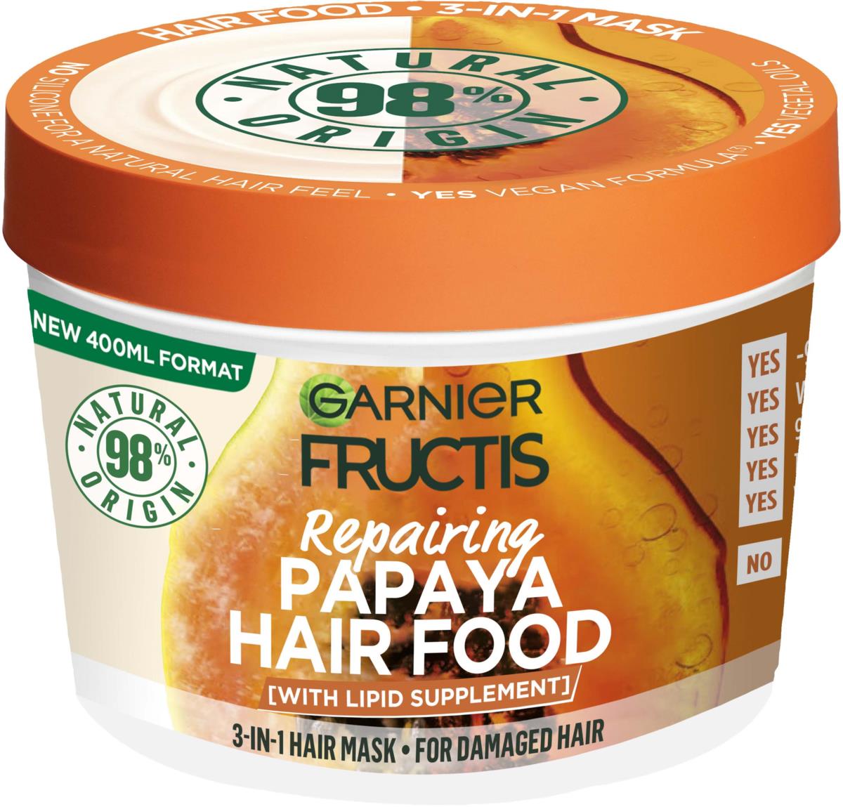 Garnier Fructis Papaya Hair Food 400 ml | lyko.com