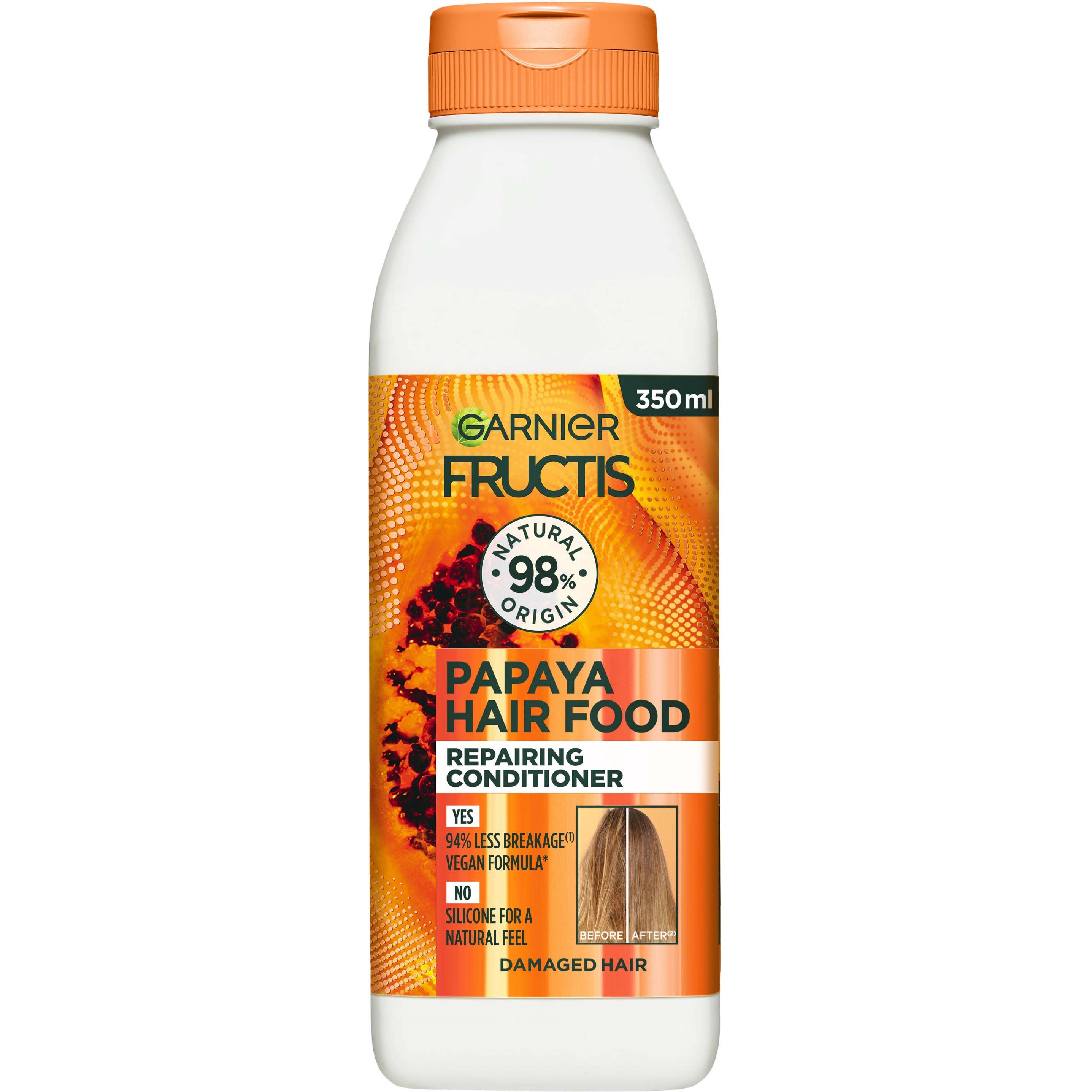 Garnier Fructis Papaya Hair Food Repairing Conditioner 350 ml billede