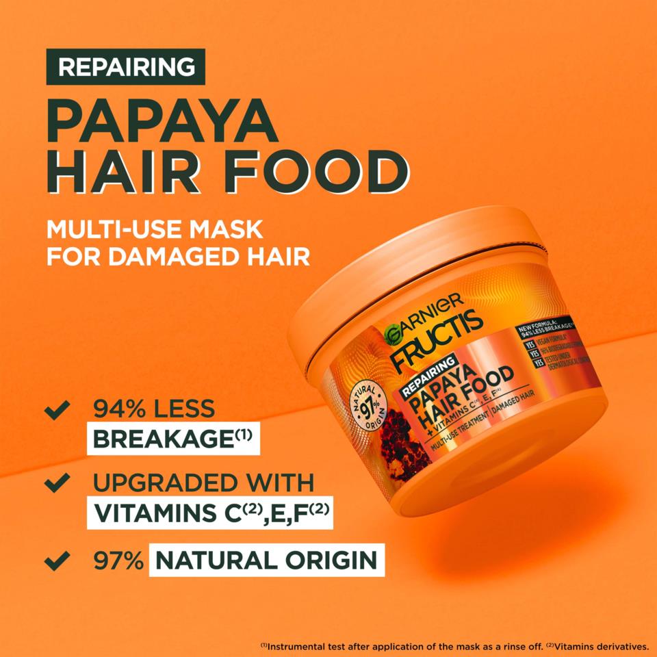 Garnier Fructis Papaya Hair Food Repairing Multi-Use Treatment 400 ml