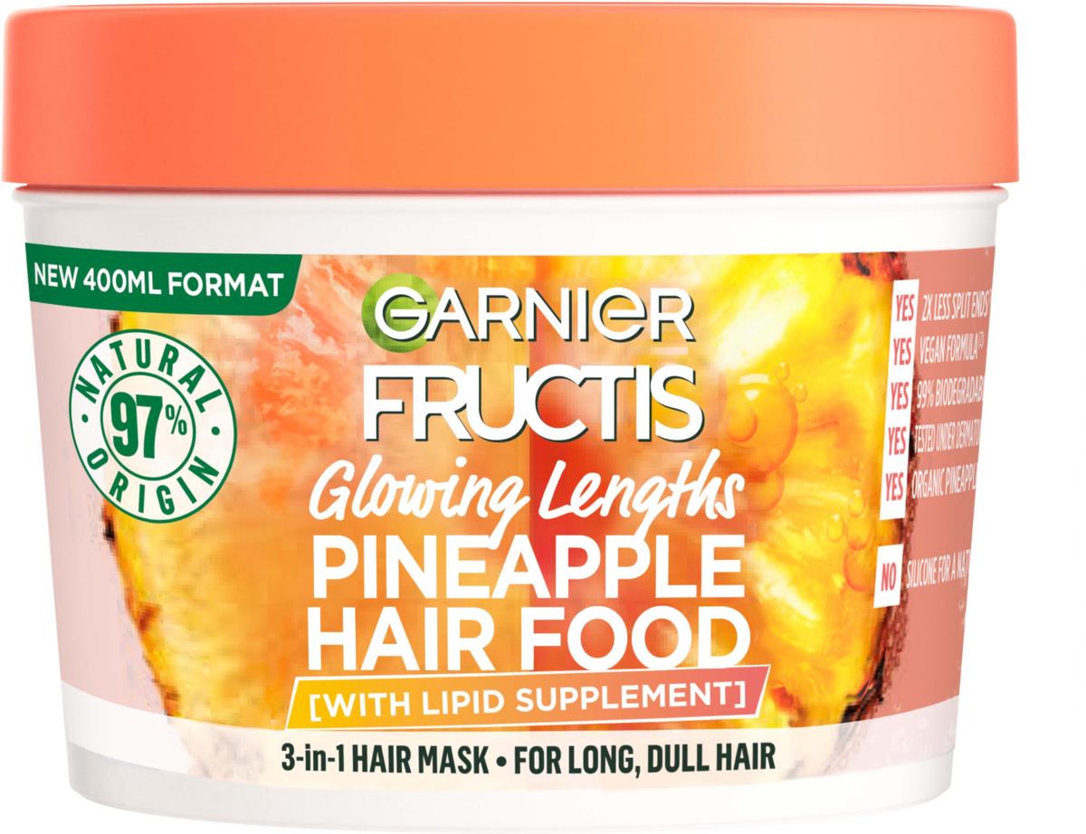 Garnier Fructis Pineapple Hair Food 400 Ml Lyko garnier-fructis-pineapple-hair-food-400-ml-lyko