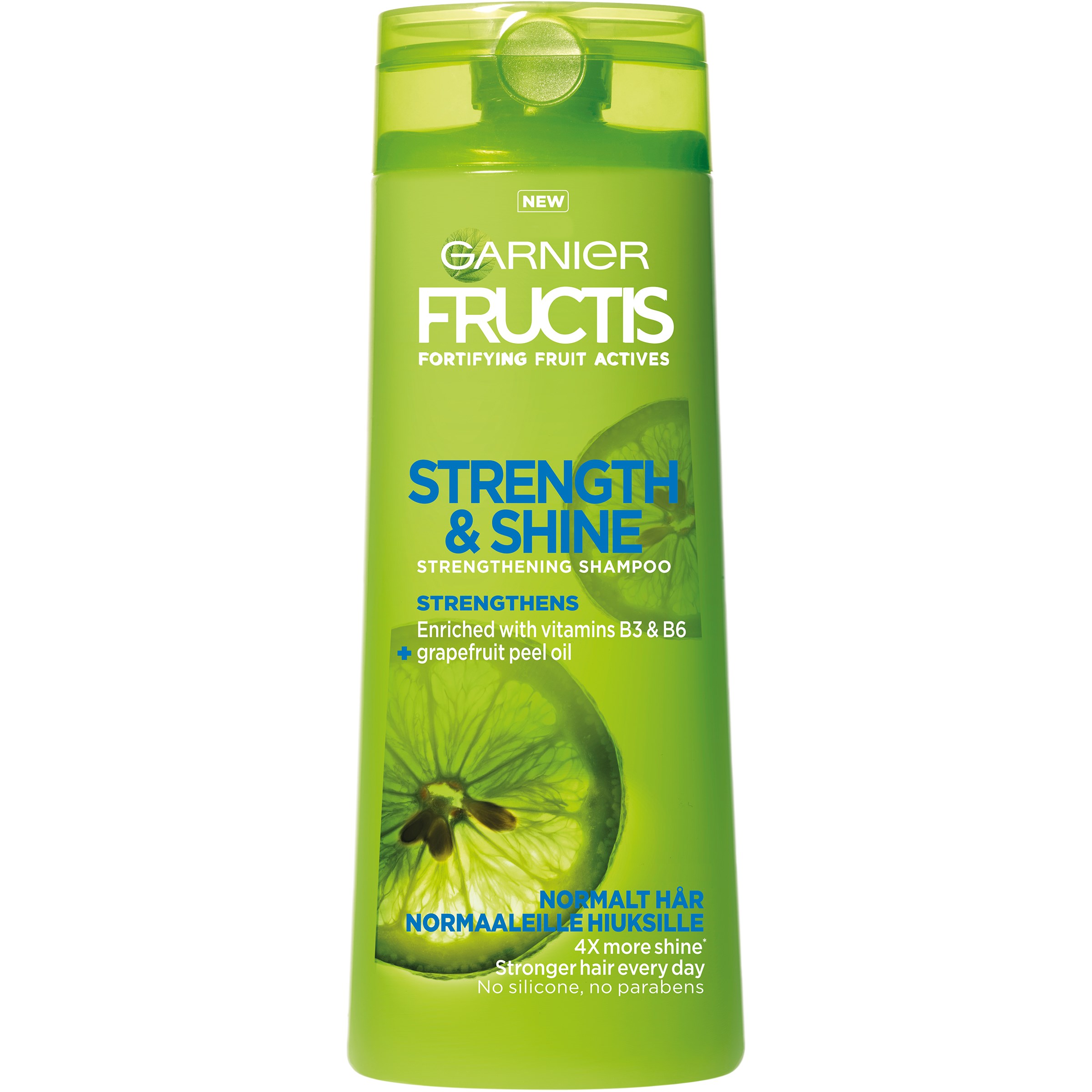 Läs mer om Garnier Fructis Strength & Shine Shampoo 250 ml