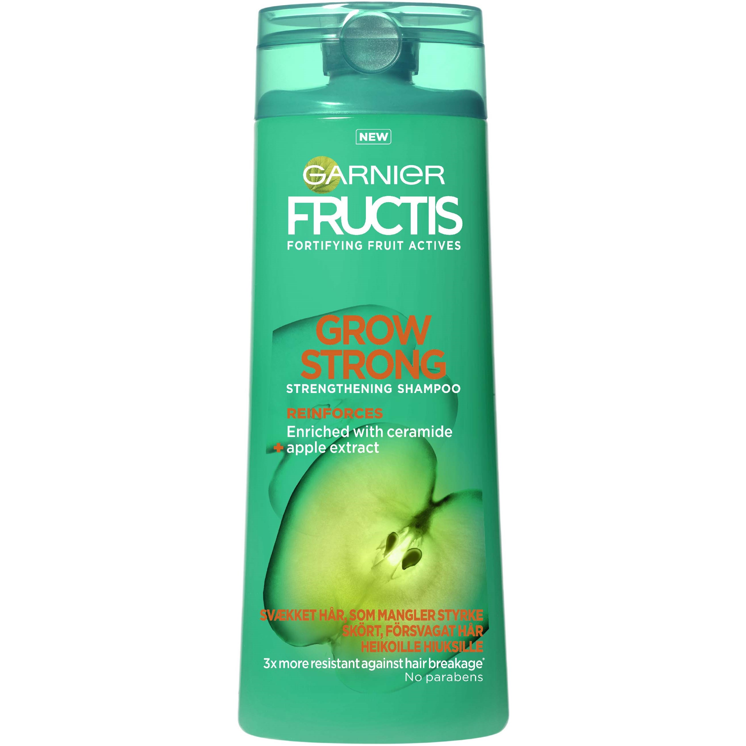 Läs mer om Garnier Fructis Grow Strong Strengthening Shampoo 250 ml