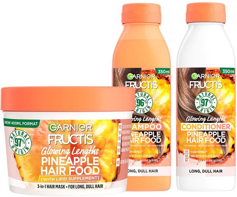 Garnier Hair Food Pineapple Trio Kit - Shampoo + Conditioner + Mask