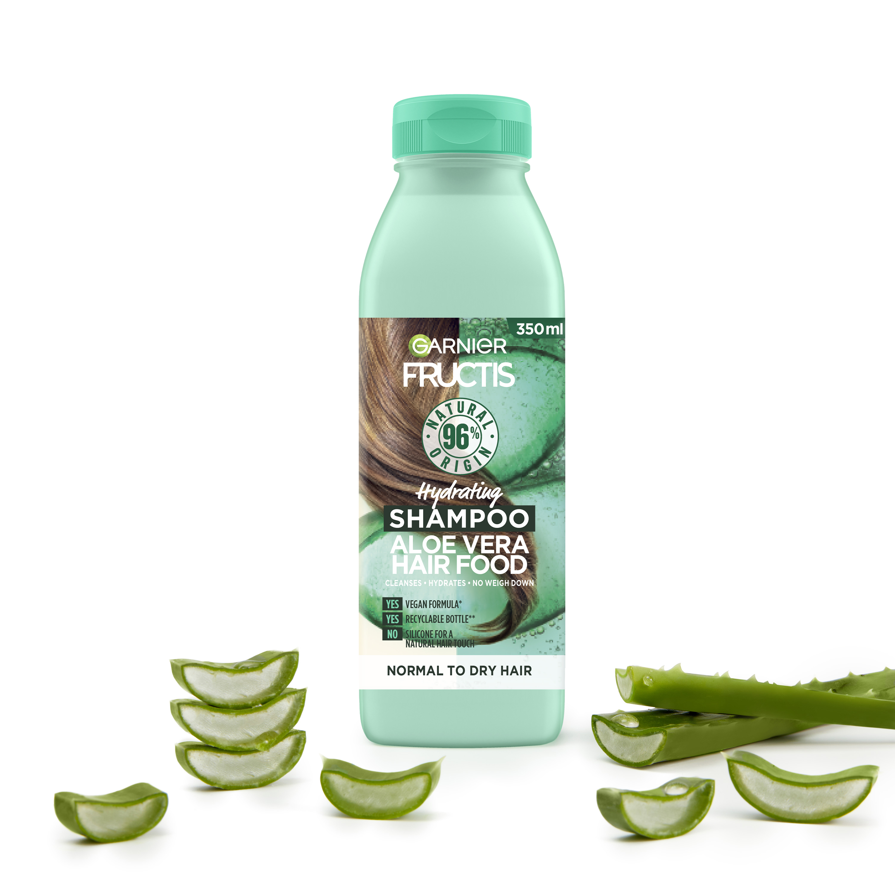 Garnier Fructis Hydrationg Shampoo Aloe Vera Hair Food 350 ml 