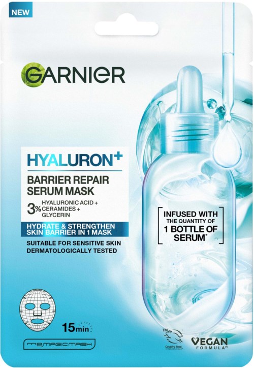 Garnier Hyaluron+ Barrier Repair Sheet Mask For Sensitive Skin 28 g