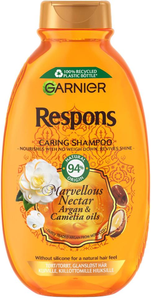 Garnier Marvellous Nectar Shampoo Torrt & Glanslöst Hår 250 ml