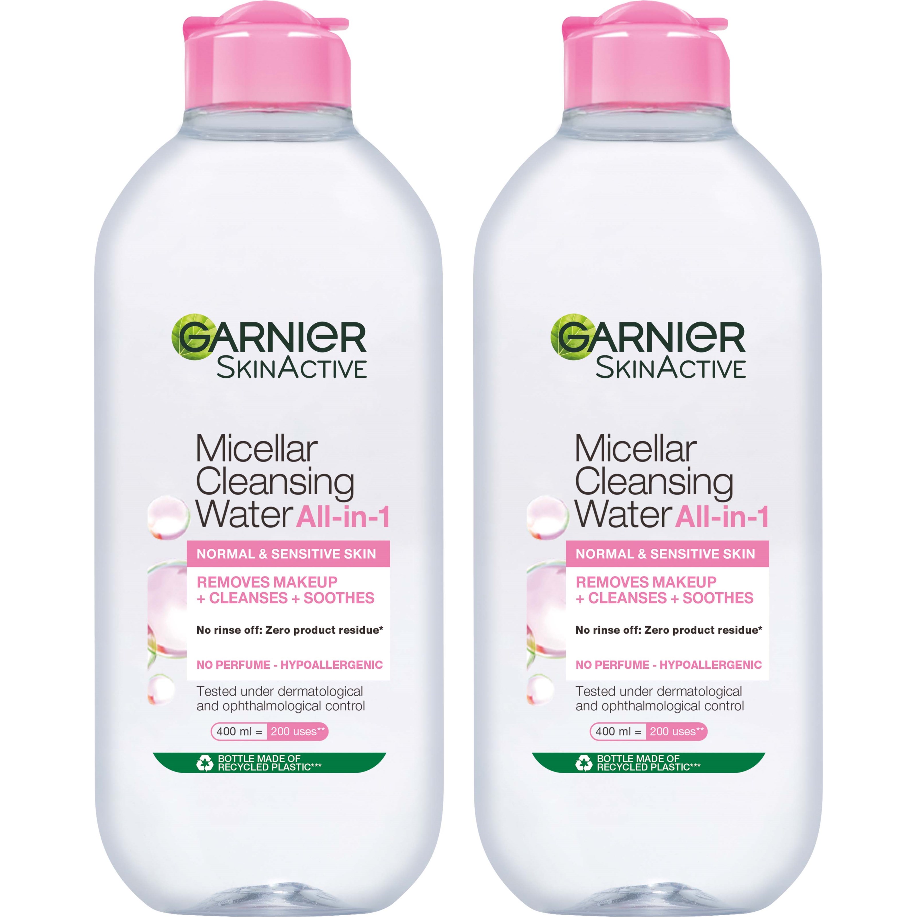 Garnier Micellar Cleansing Water Normal & Sensitive Skin Duo