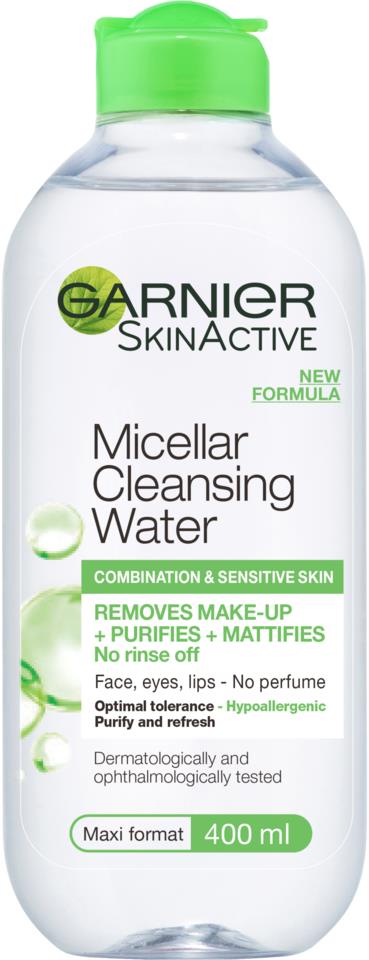 Garnier Micellar Water Combination and Sensitive Skin