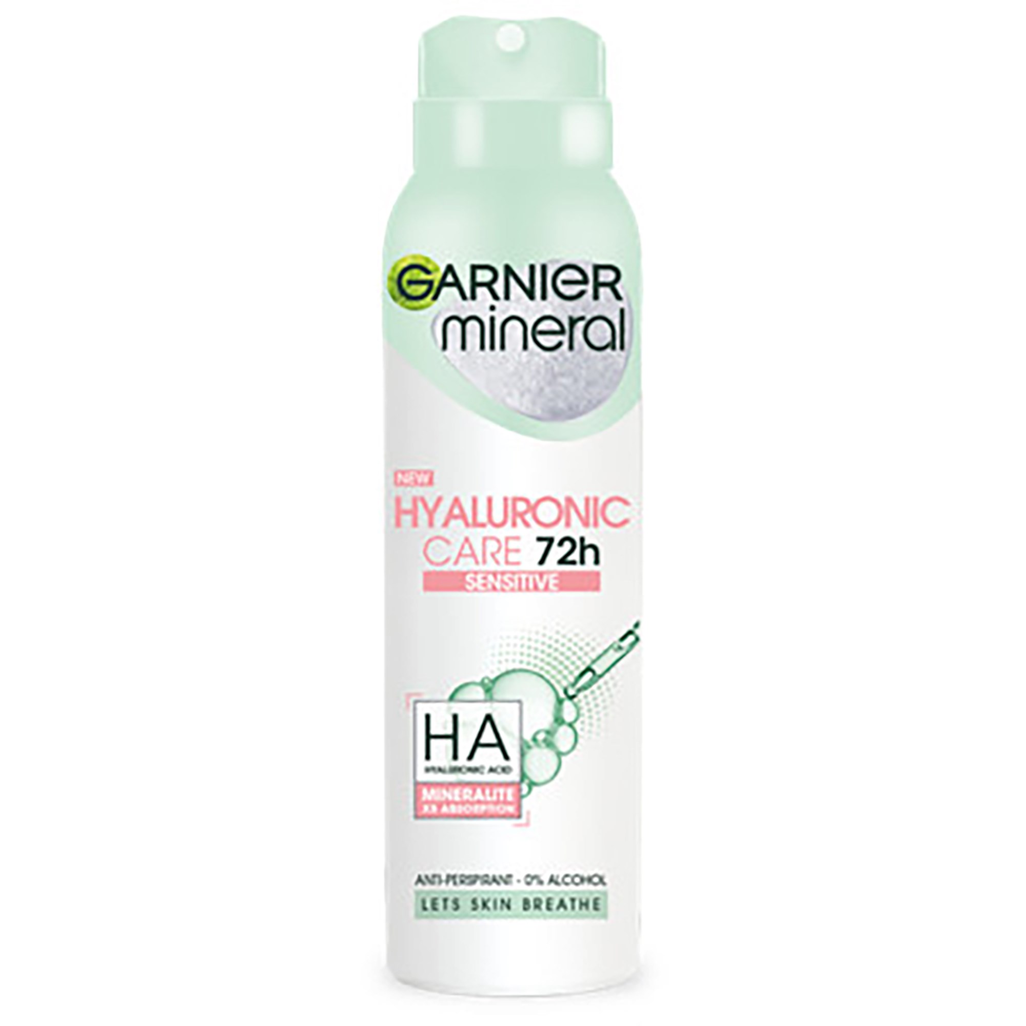 Läs mer om Garnier Mineral Hyaluronic Care Spray Deo 150 ml