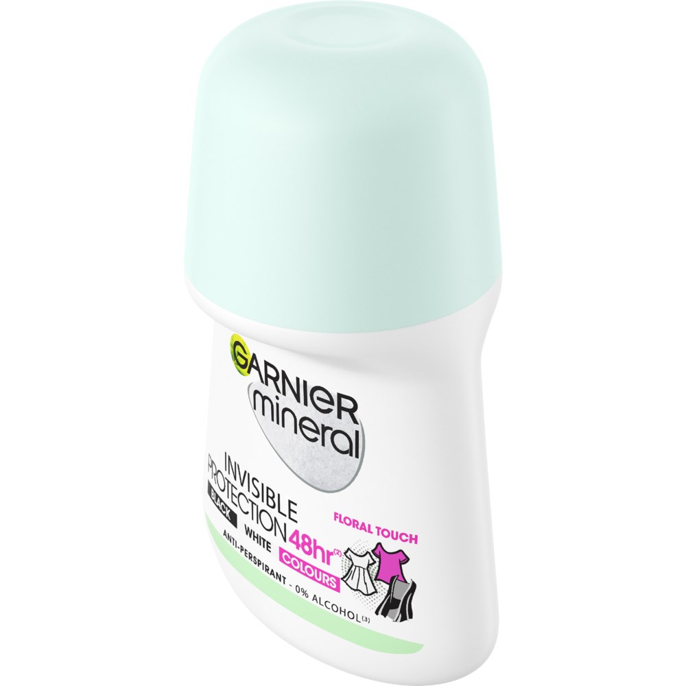 Garnier Garnier Invisible BlackWhiteColours 48hr Roll-on 50 ml