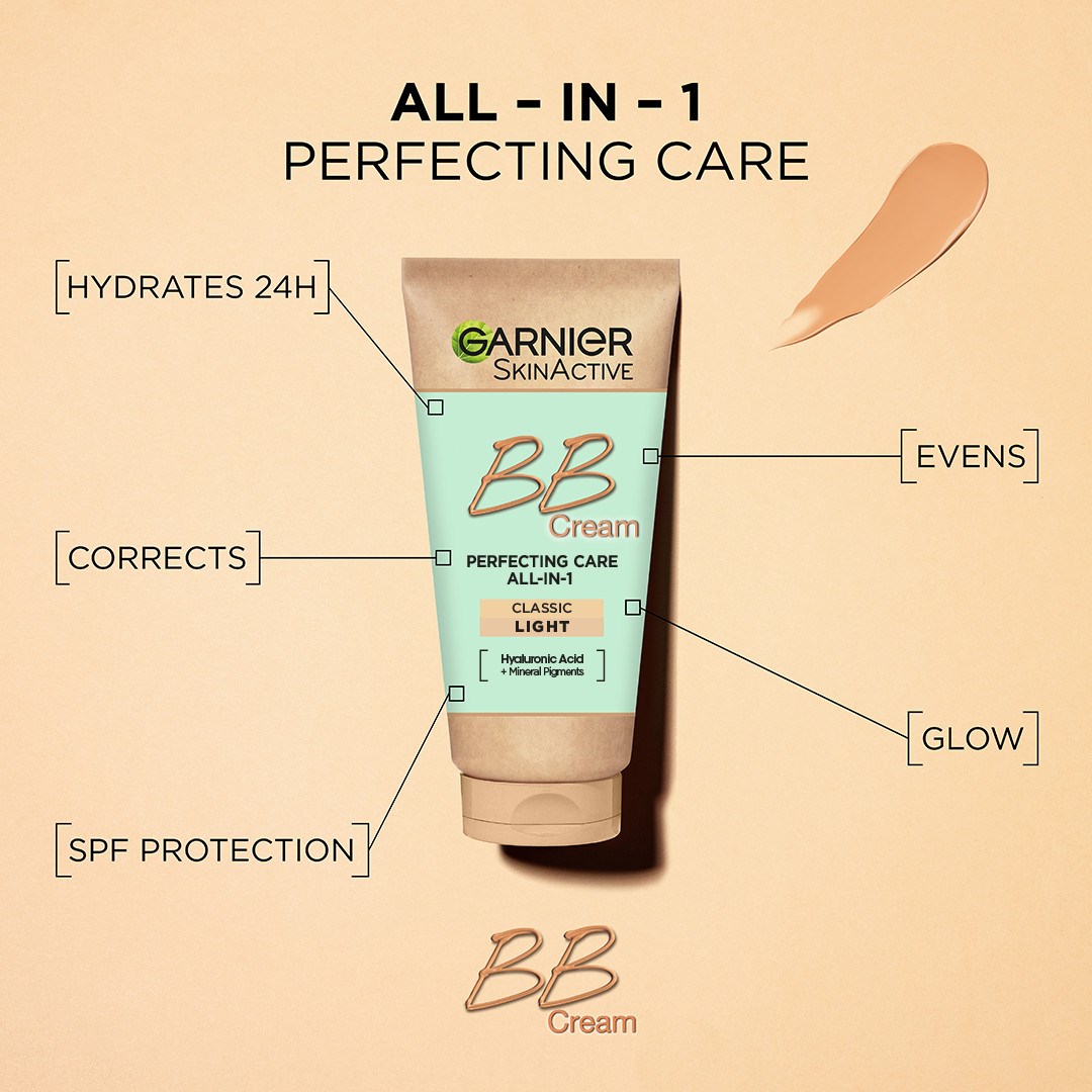 Garnier SkinActive BB Cream Perfecting Care All-In-1 Light (obrázok 9)