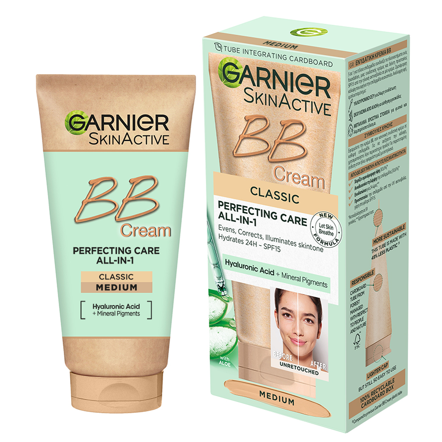 Bilde av Garnier Skinactive Bb Cream Perfecting Care All-in-1 Medium