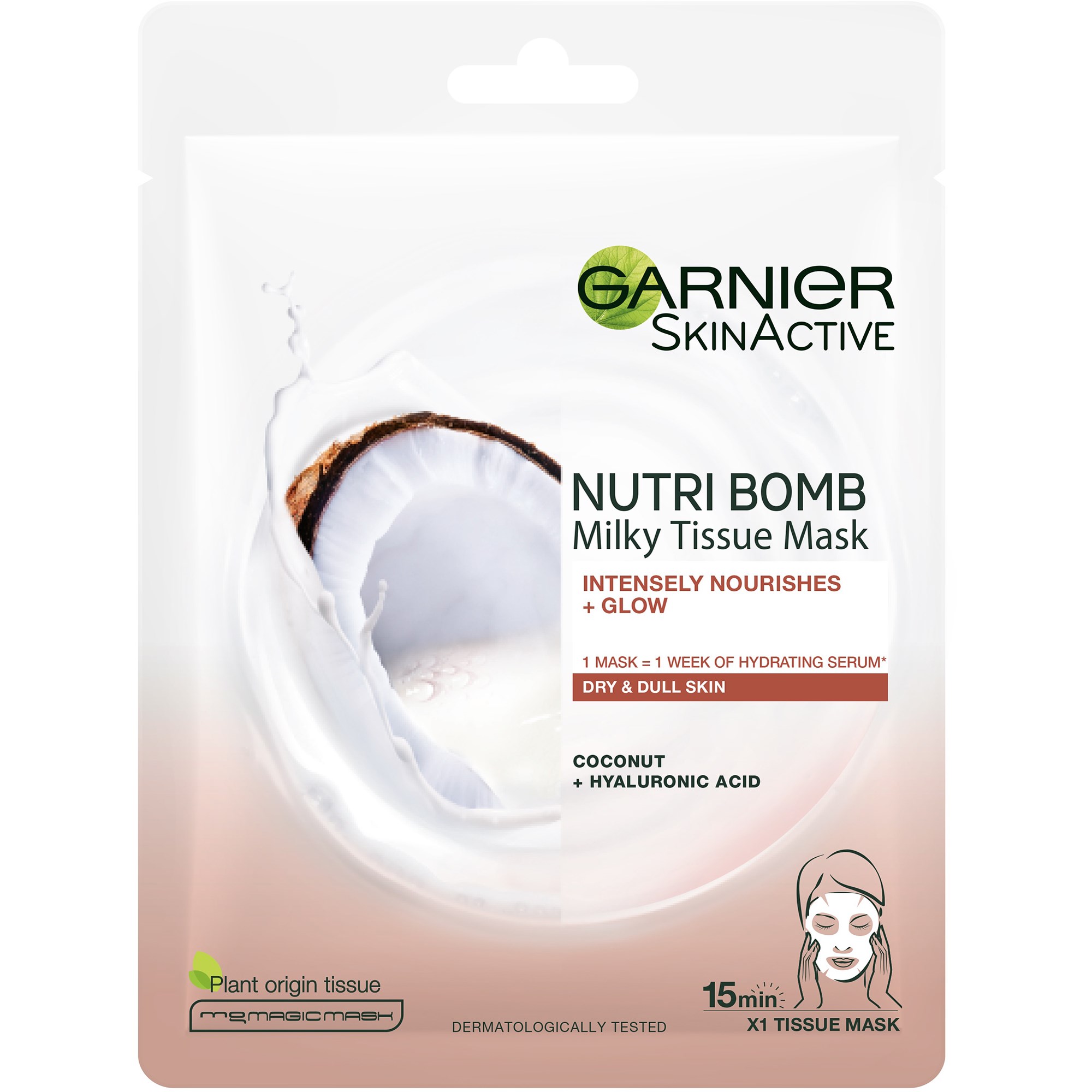 Läs mer om Garnier SkinActive Nutri Bomb Milky Tissue Mask 30 g