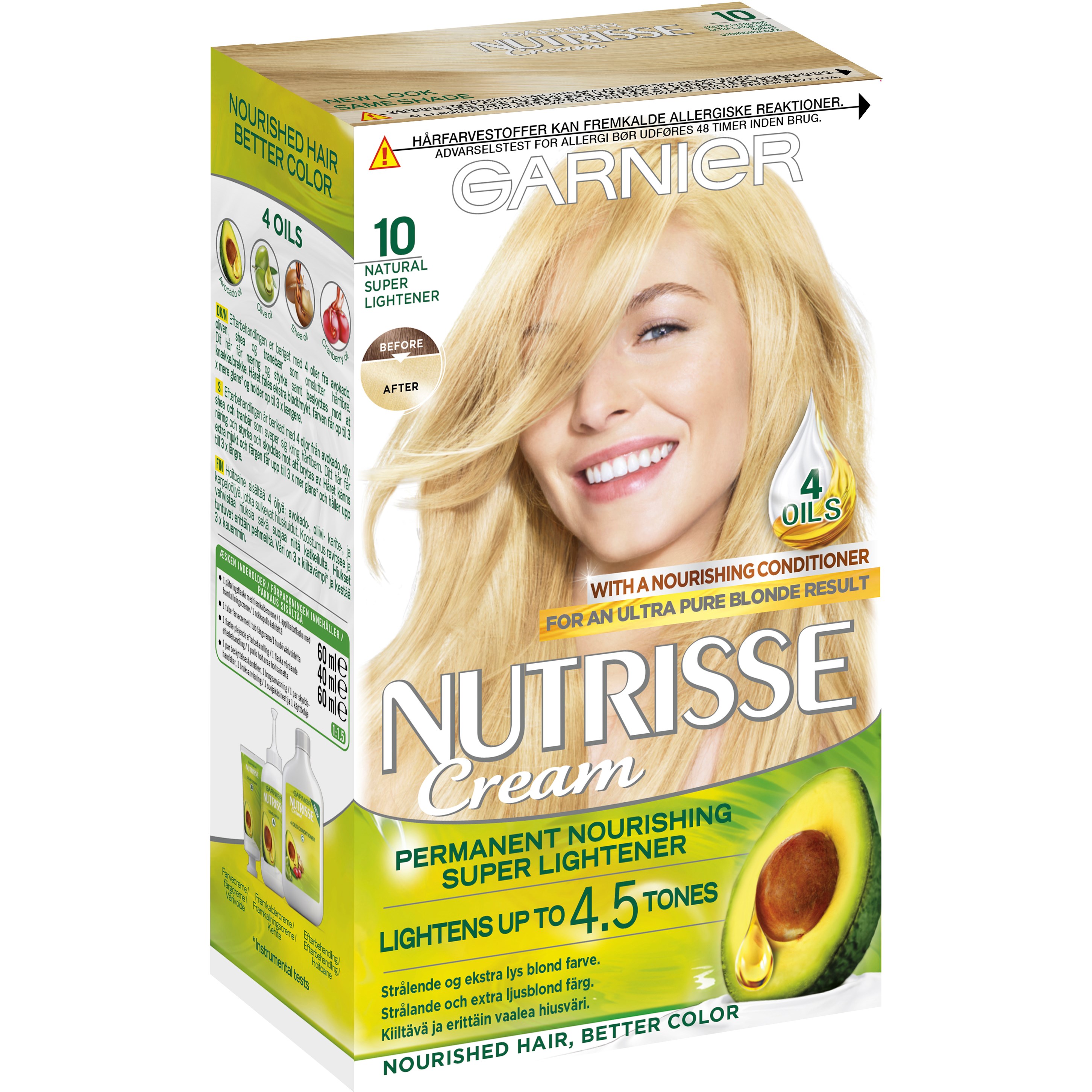 Garnier Nutrisse Cream 10 Extra Light Blonde