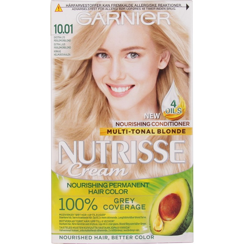 Läs mer om Garnier Nutrisse Cream 10.01 Extra Light Pearl Blond