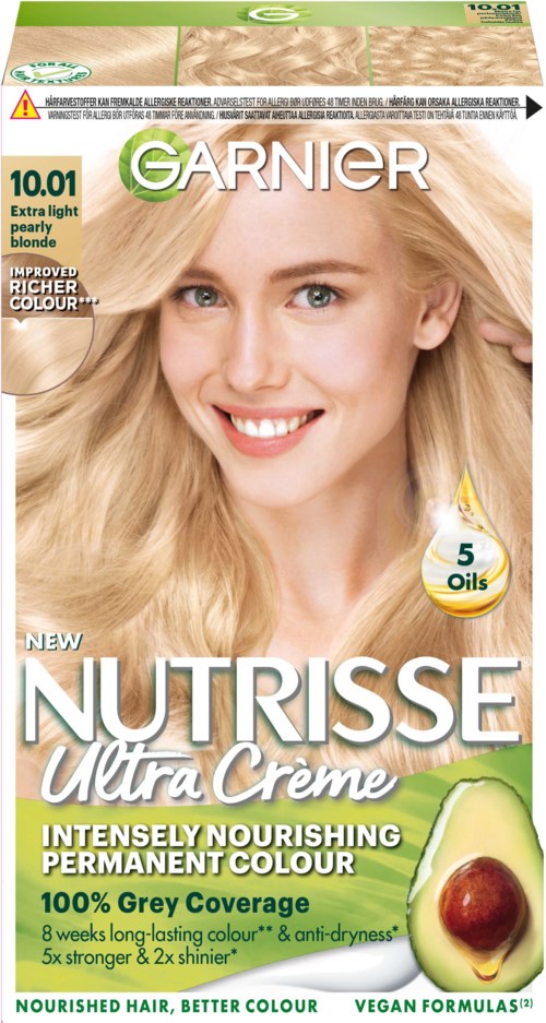 Garnier Nutrisse Cream 10.01 Extra Light Pearl Blond