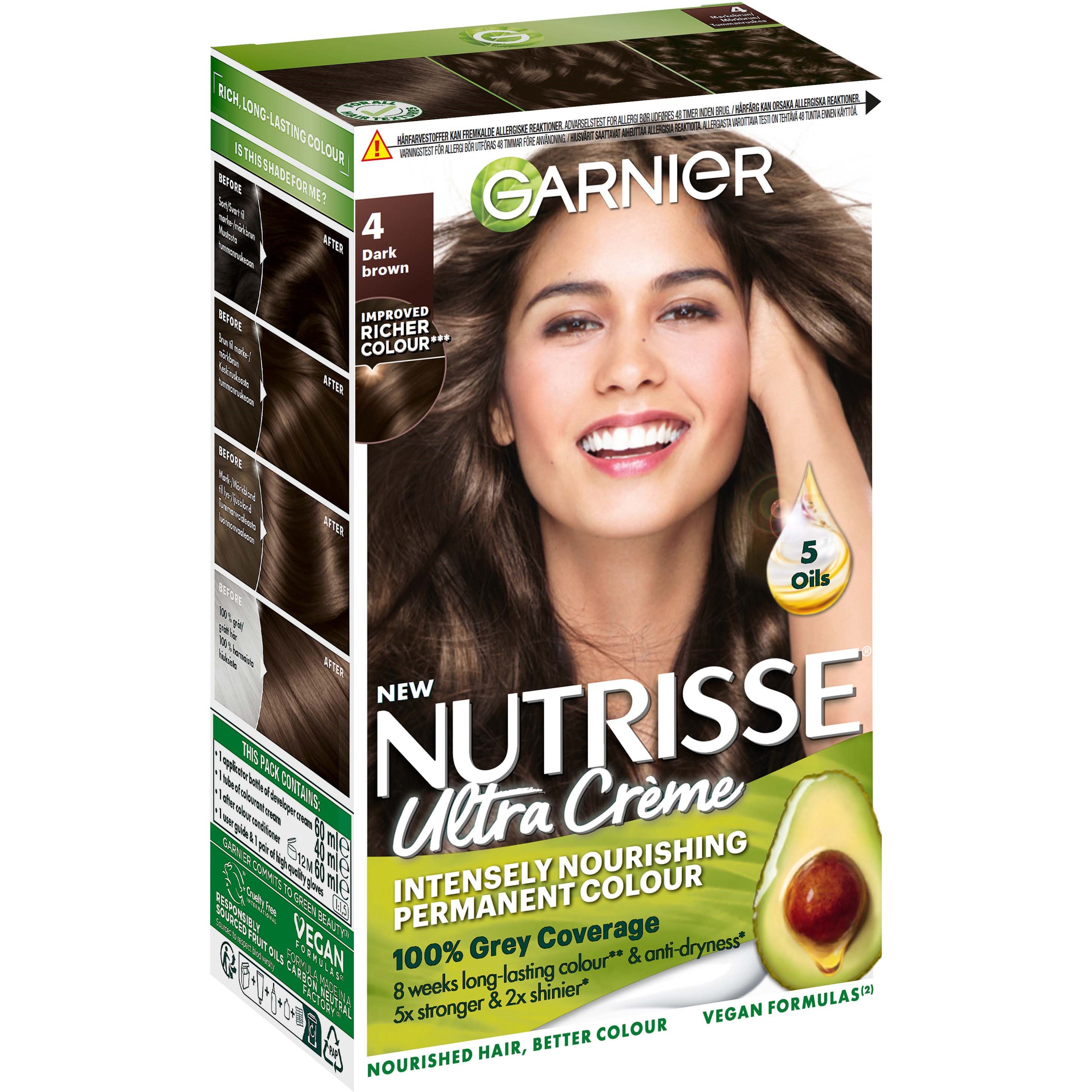 Läs mer om Garnier Nutrisse Cream 4 Cacao