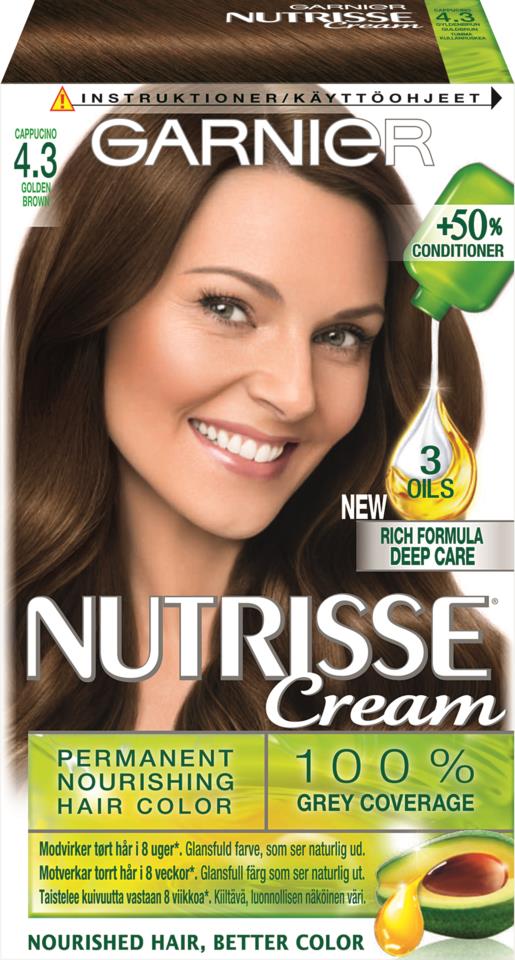 Garnier Nutrisse Cream 4.3 Goudbruin