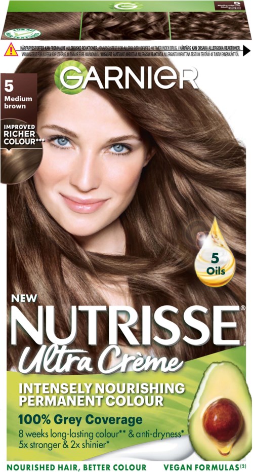 Garnier Nutrisse Ultra Créme Permanent Color 5 Medium