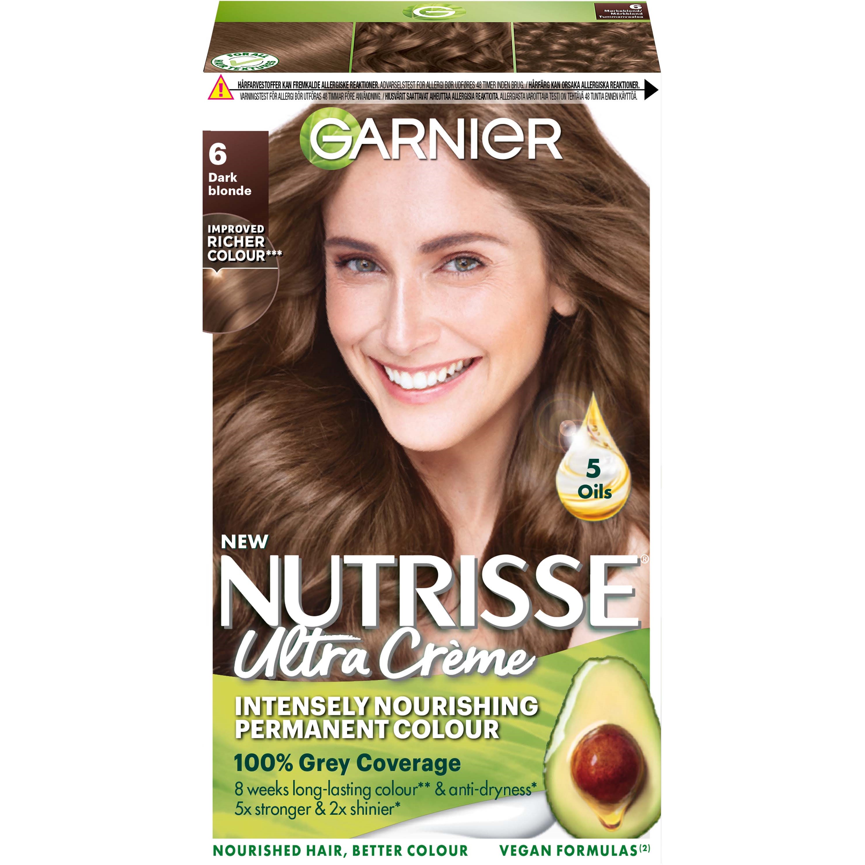 Garnier Nutrisse Ultra Créme Permanent Color 6 Dark Blonde