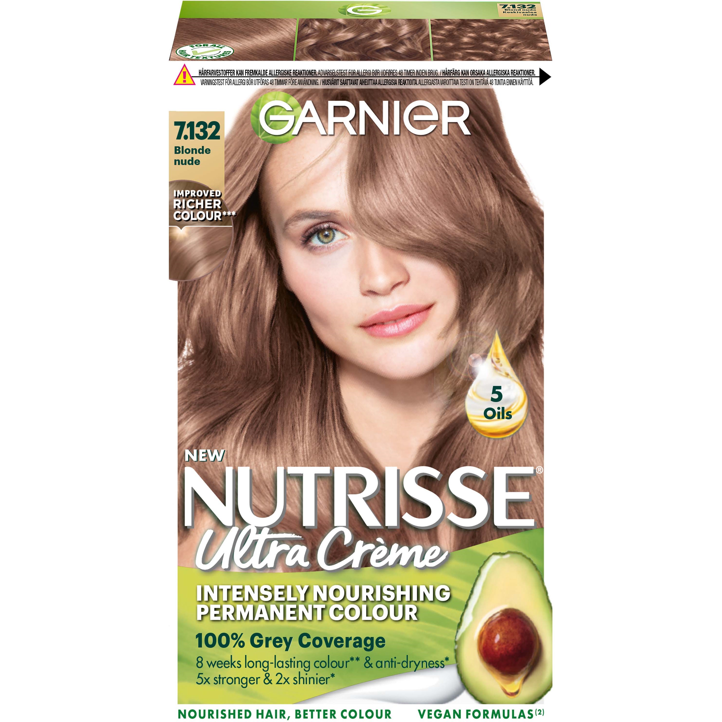 Garnier Nutrisse Ultra Créme Permanent Color 7.132 Blonde Nude
