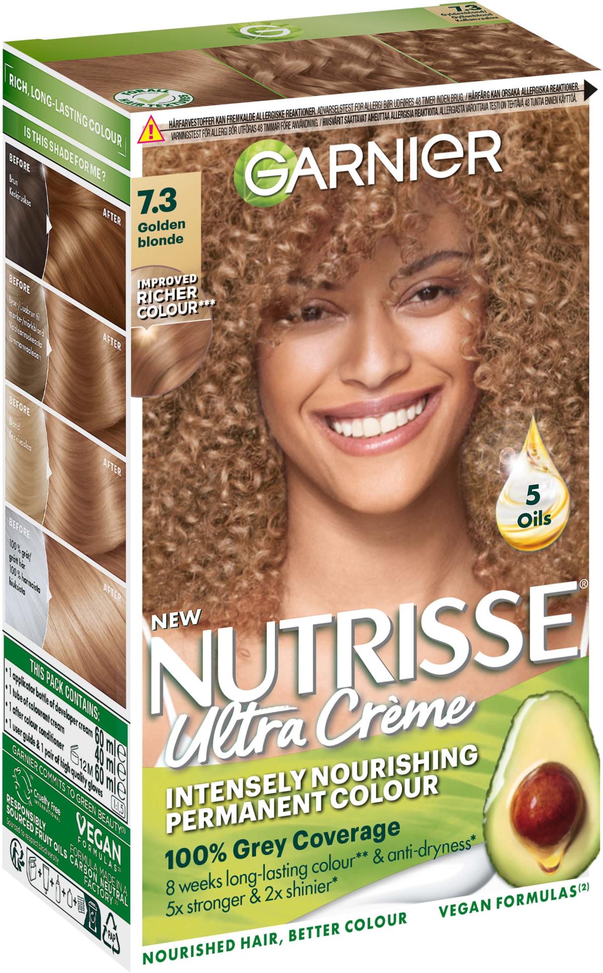 Garnier Nutrisse Cream 7.3 Miel Dore | lyko.com