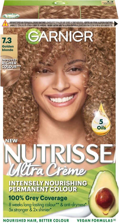 Garnier Nutrisse Ultra Créme Permanent Color 7.3 Golden Blonde