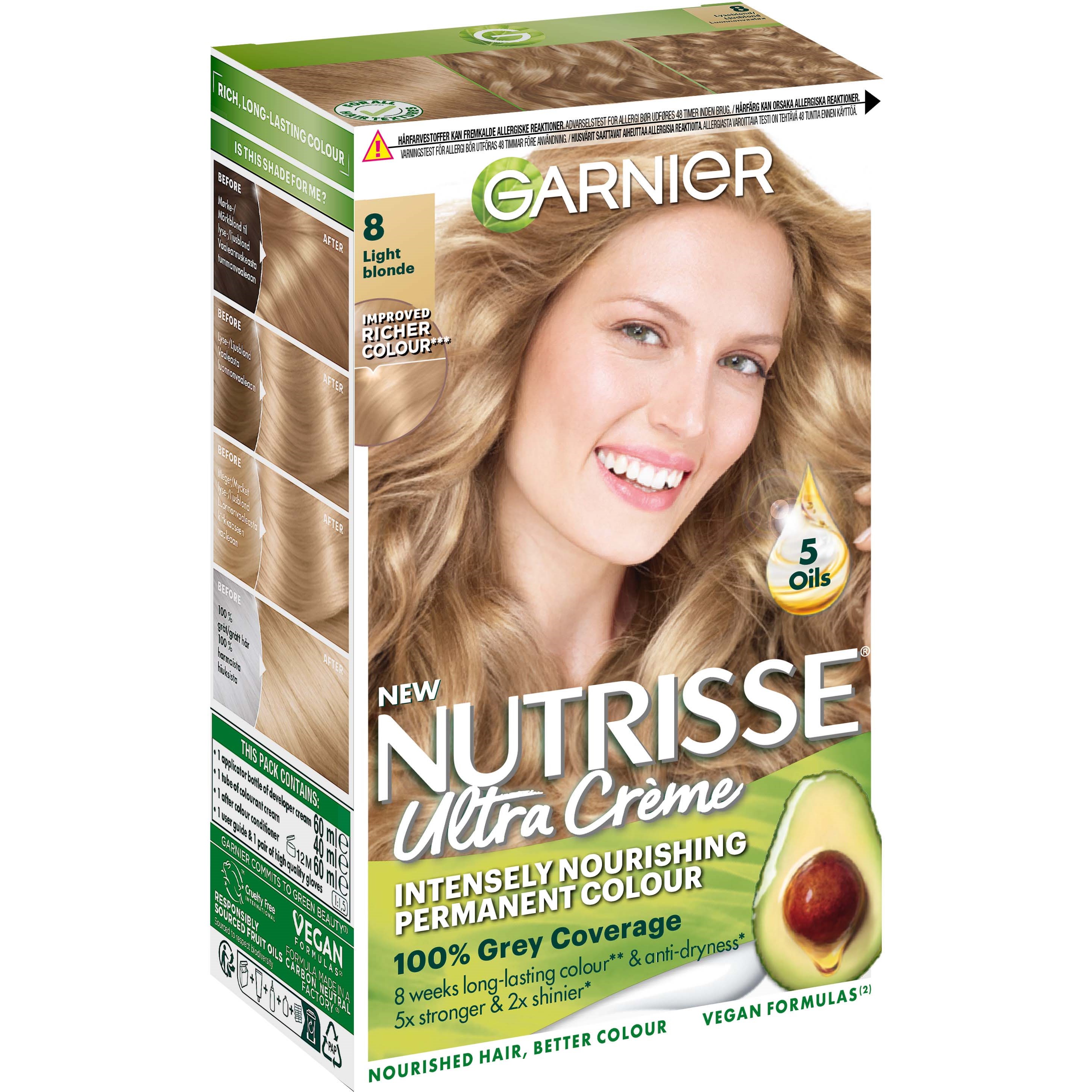 Läs mer om Garnier Nutrisse Cream 8 Bl.Vanille