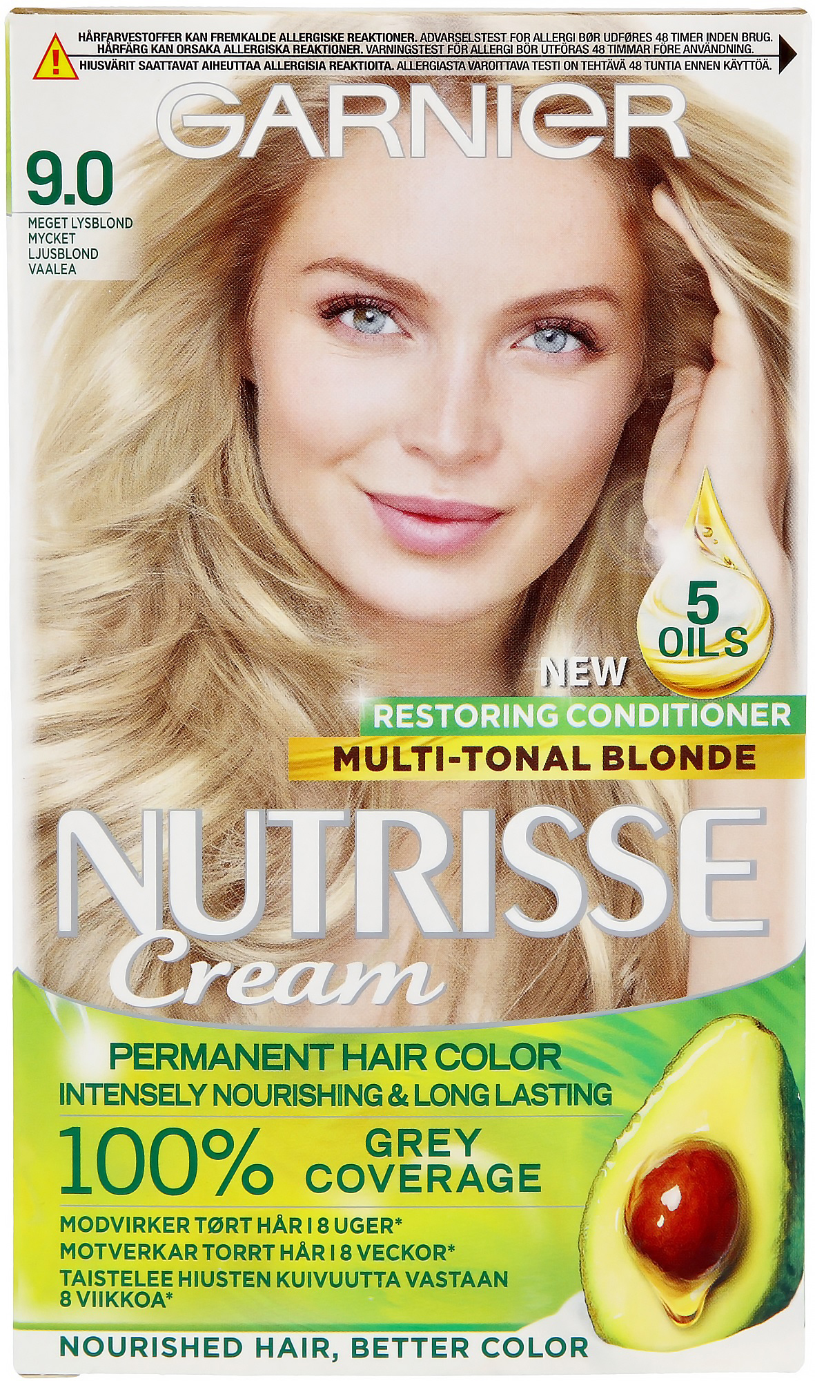 Garnier Nutrisse Cream 7.13 Nude Dark Blonde | lyko.com