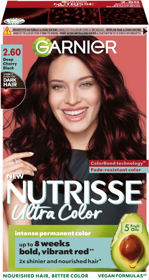 Garnier Nutrisse Ultra Color 2.60 Deep Cherry Black 2.60 Deep Cherry Black