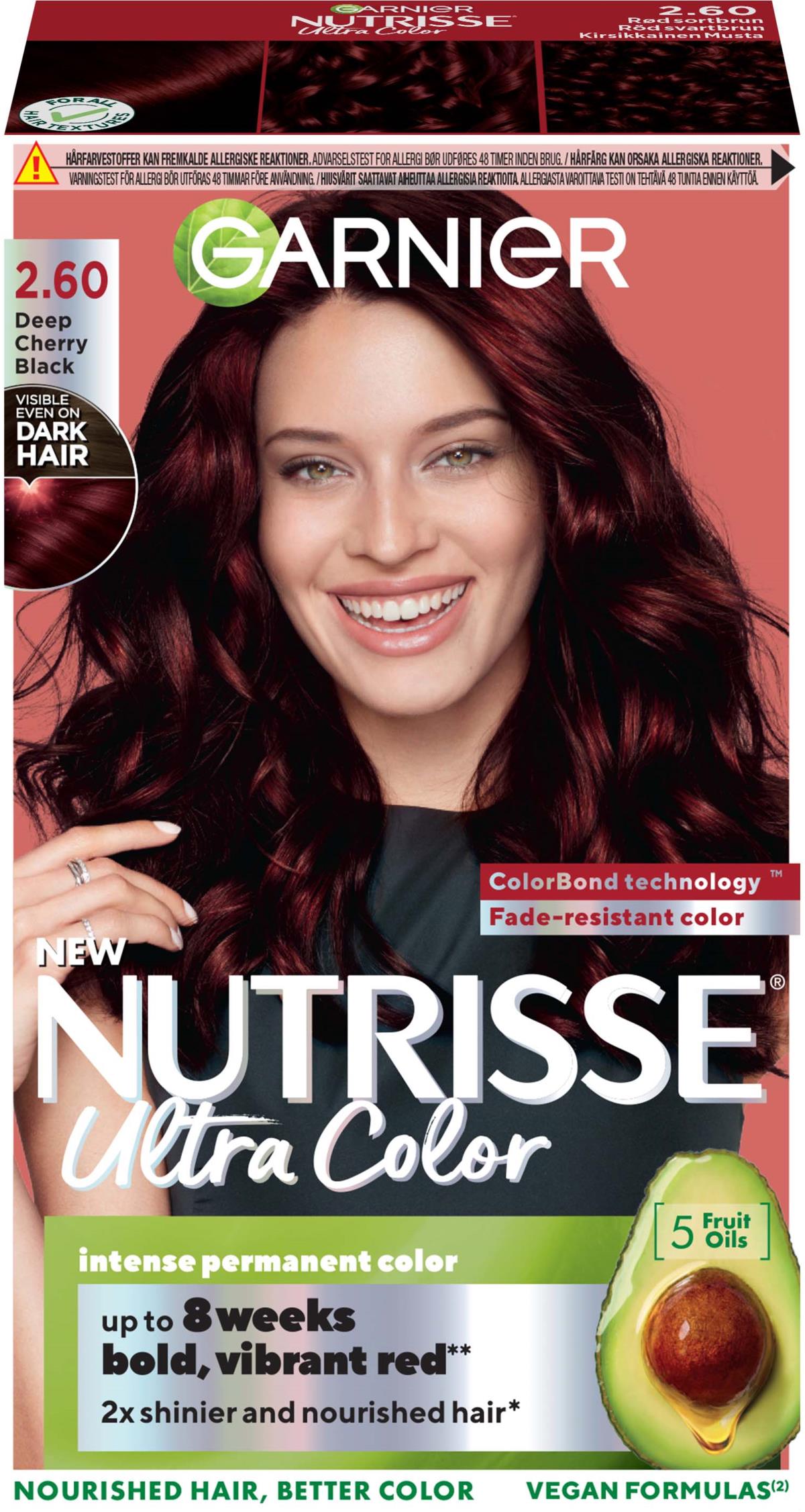 Garnier Nutrisse Ultra Color 2.60 Deep Cherry Black 2.60 Deep Cherry