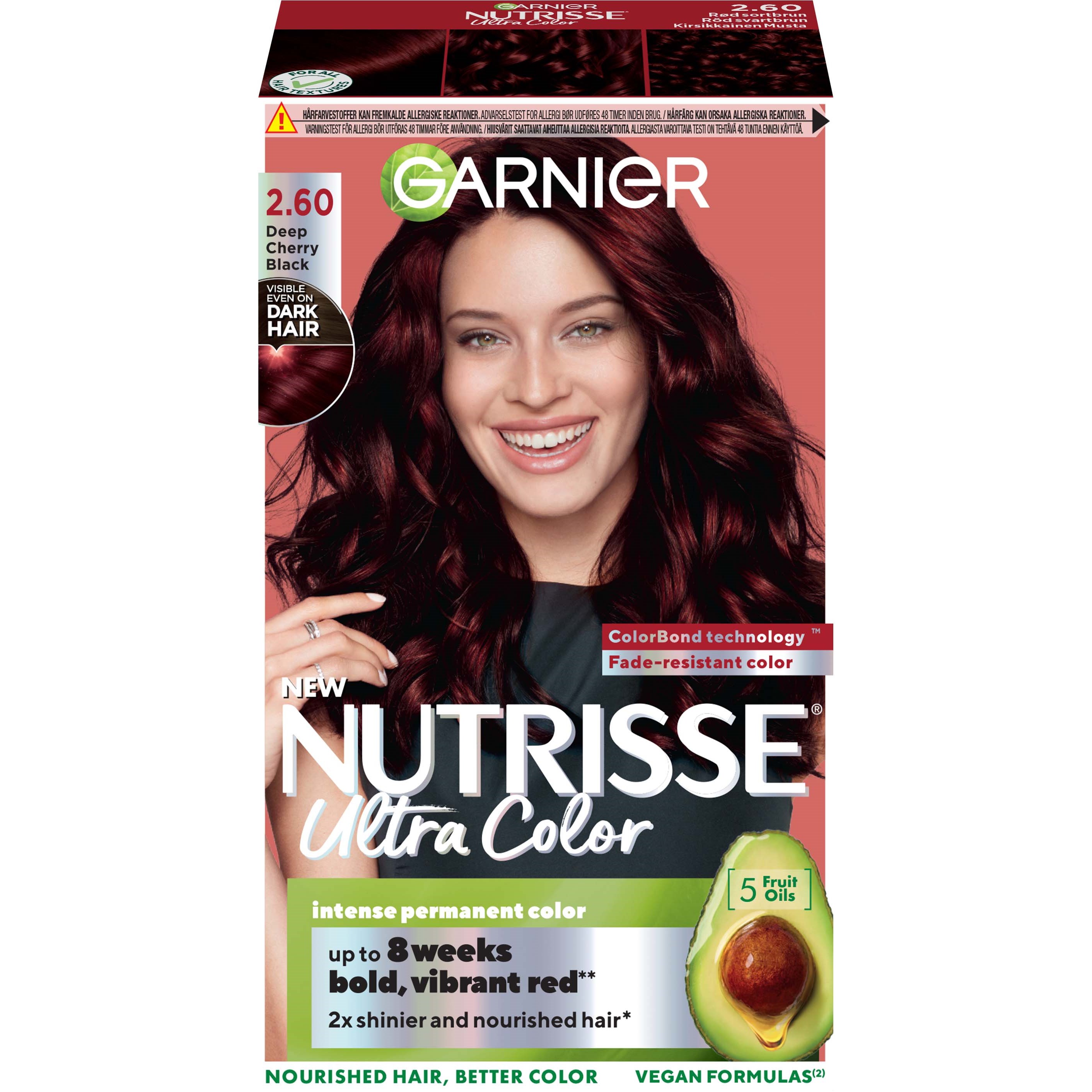 Garnier Nutrisse Ultra Color 2.60 Deep Cherry Black 2.60 Deep Cherry Black