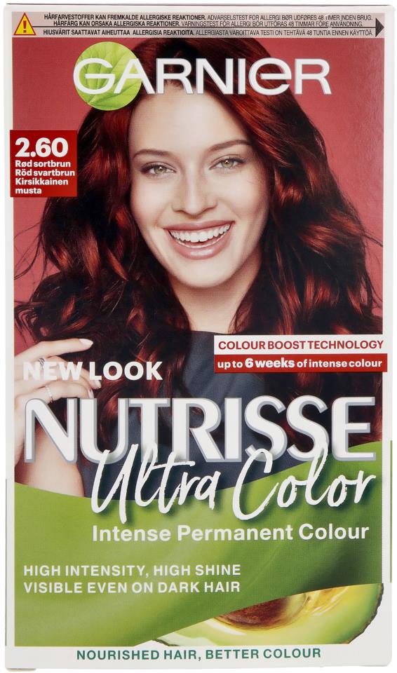 Garnier Nutrisse Ultra Color 2.60 Röd Svartbrun