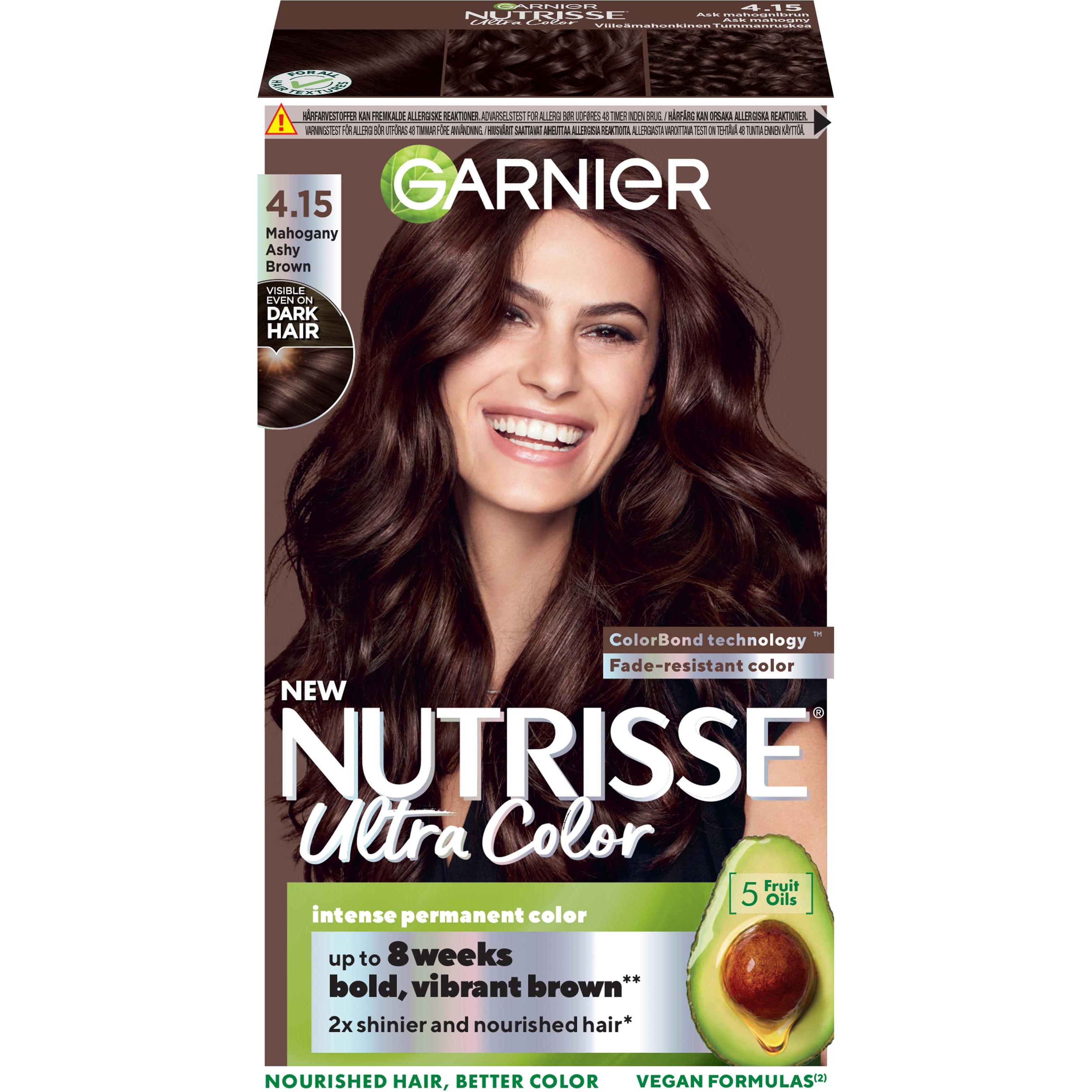 Garnier Nutrisse Ultra Color Mahogany Ashy Brown - 1 pcs