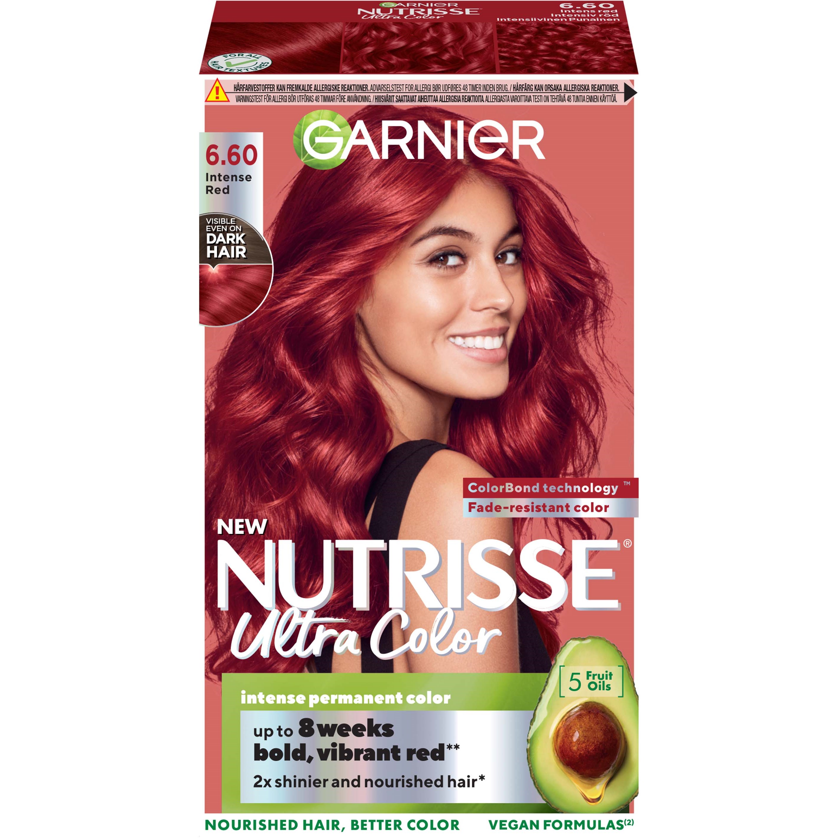 Garnier Nutrisse Ultra Color 6.60 Intense Red 6.60 Intense Red
