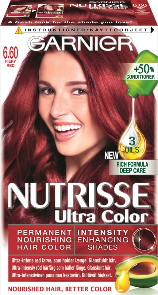 Garnier Nutrisse Ultra Color 6.60 Fiery Red