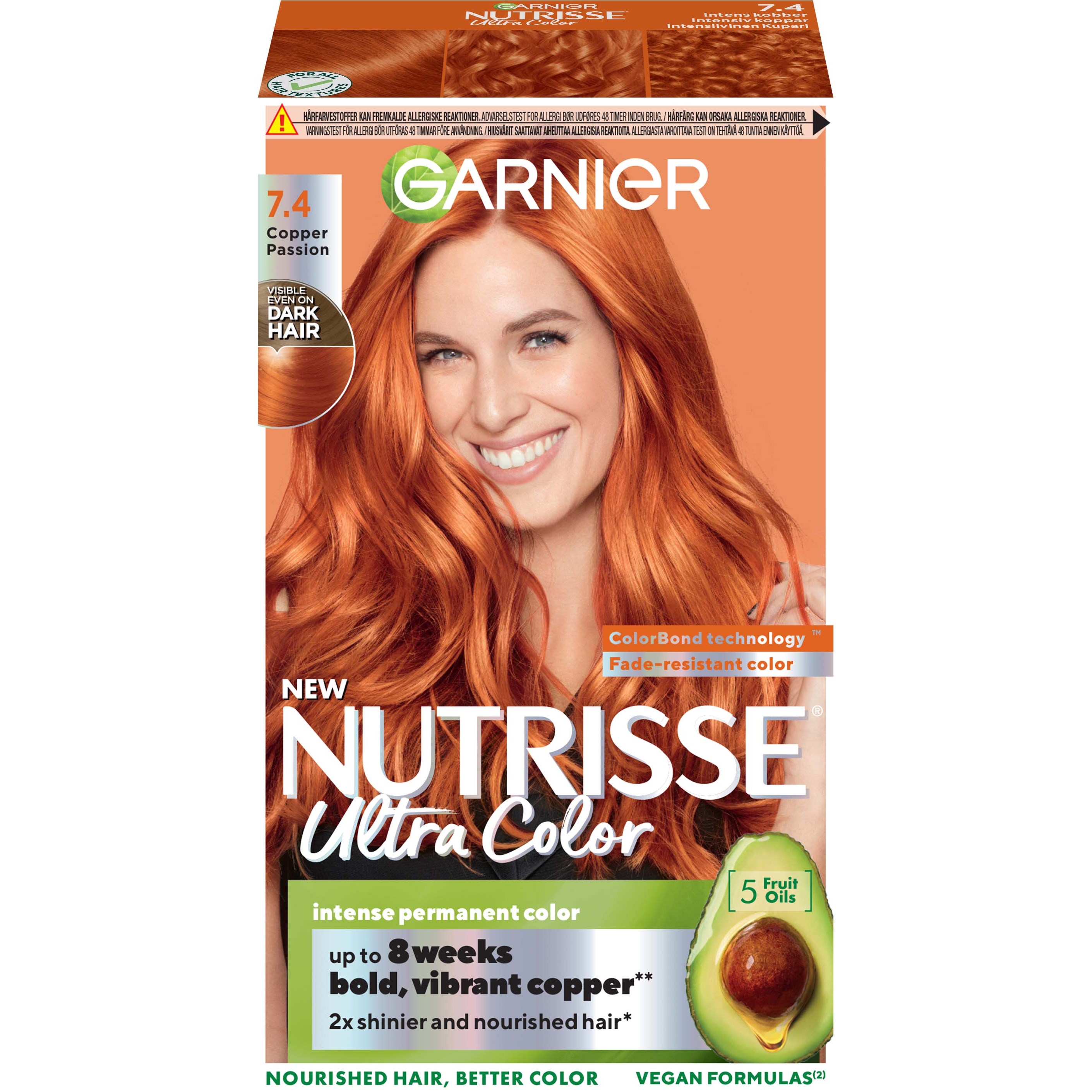 Garnier Nutrisse Ultra Color 7.40 Copper Passion 7.40 Copper Passion