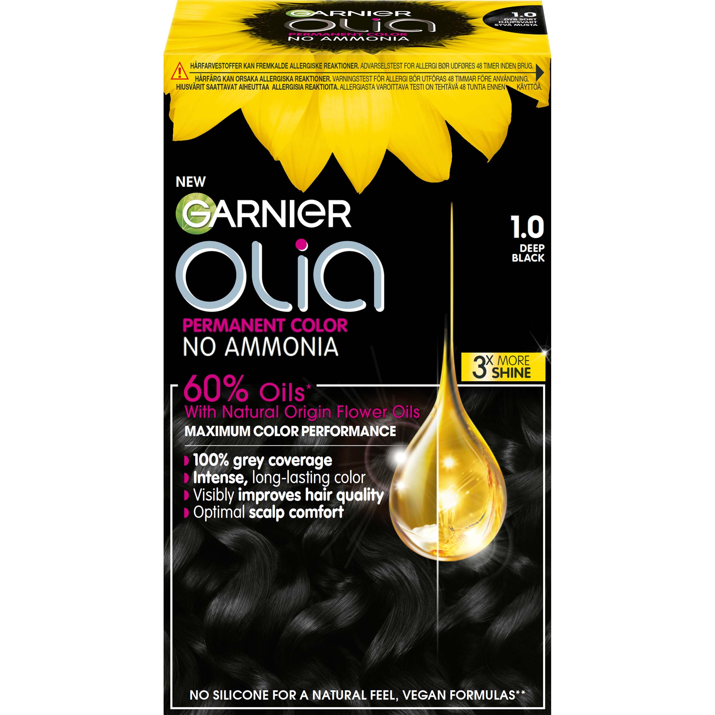 Garnier Olia 1.0 Deep Black - 1.0 Night Black