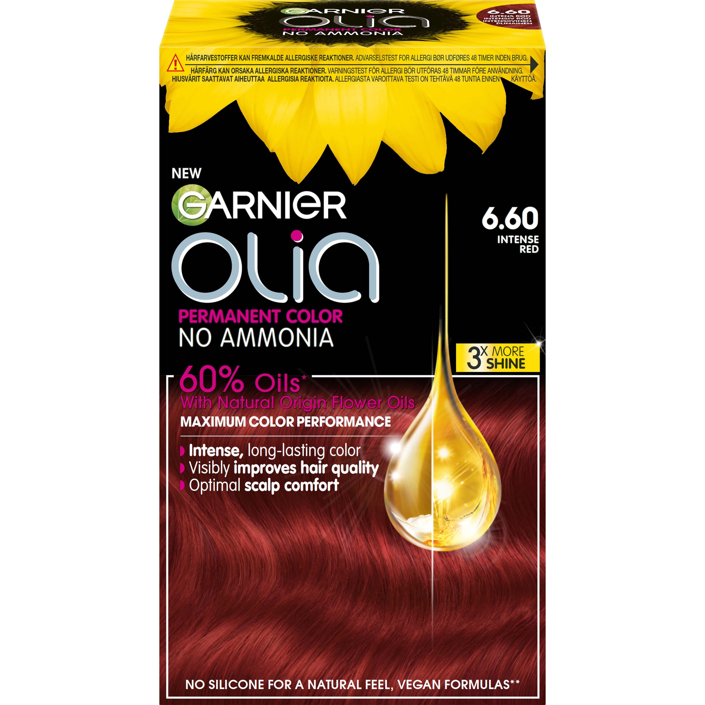Garnier Olia Permanent Color 6.60 Intense Red