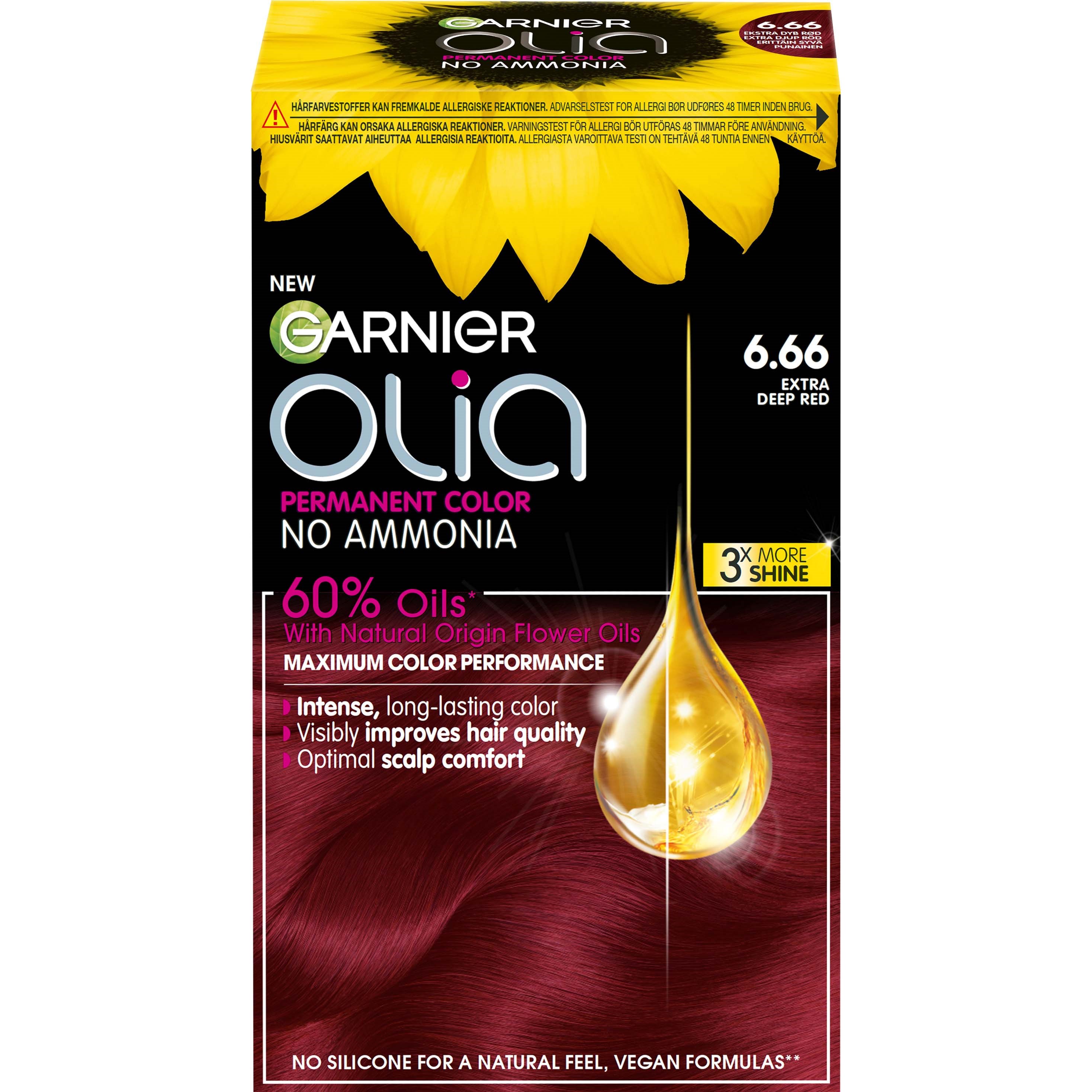 Garnier Olia Permanent Color 6.66 Extra Deep Red