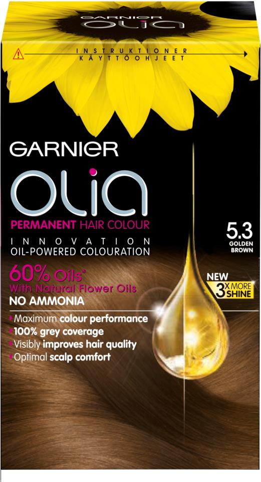 Garnier Olia -hiusväri 5.3 Kullanruskea