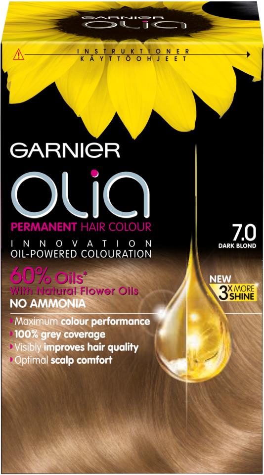 Garnier Olia -hiusväri 7.0 Tummanvaalea