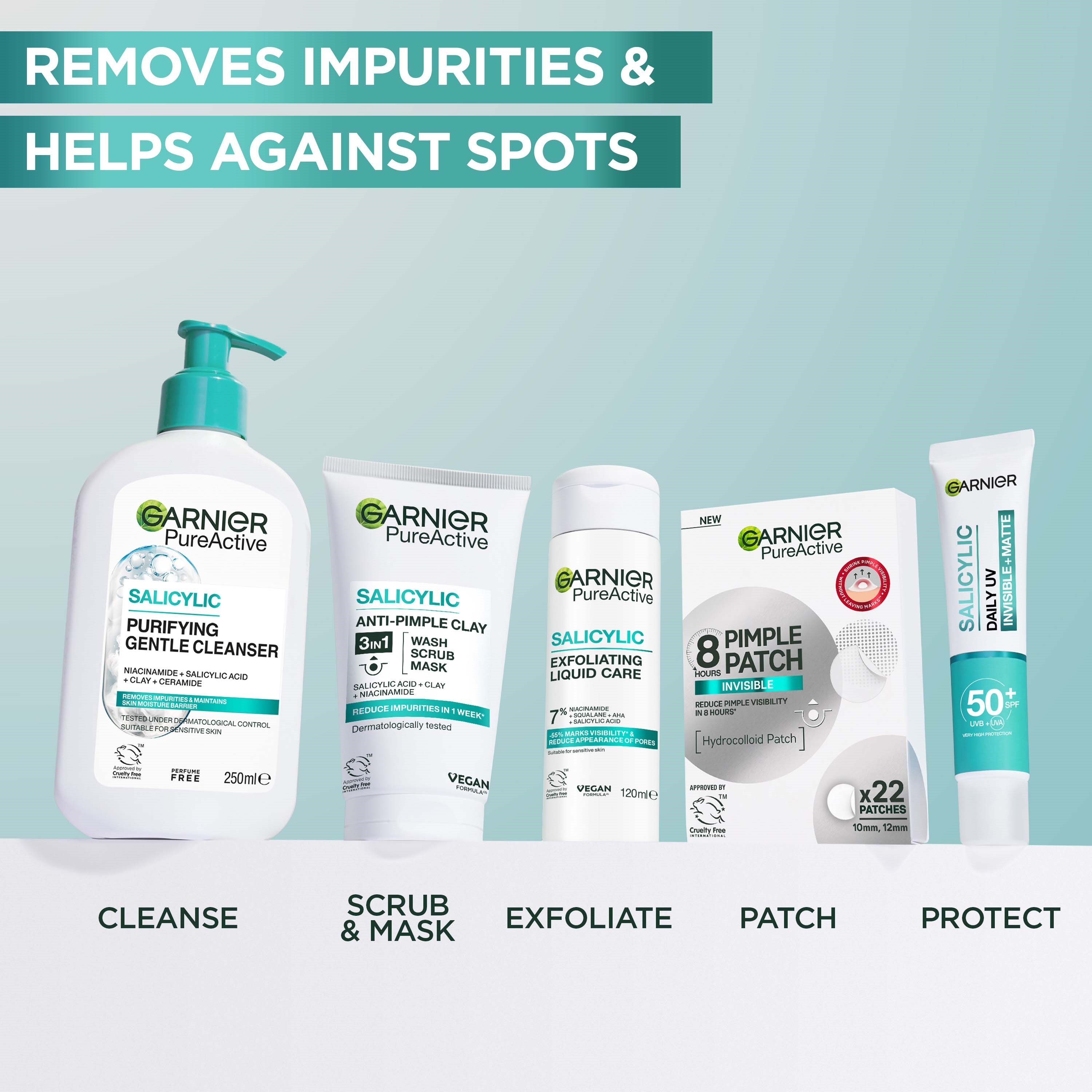 Garnier PureActive Salicylic Anti-Imperfection Daily Uv Fluid SPF50+ F (obrázok 8)
