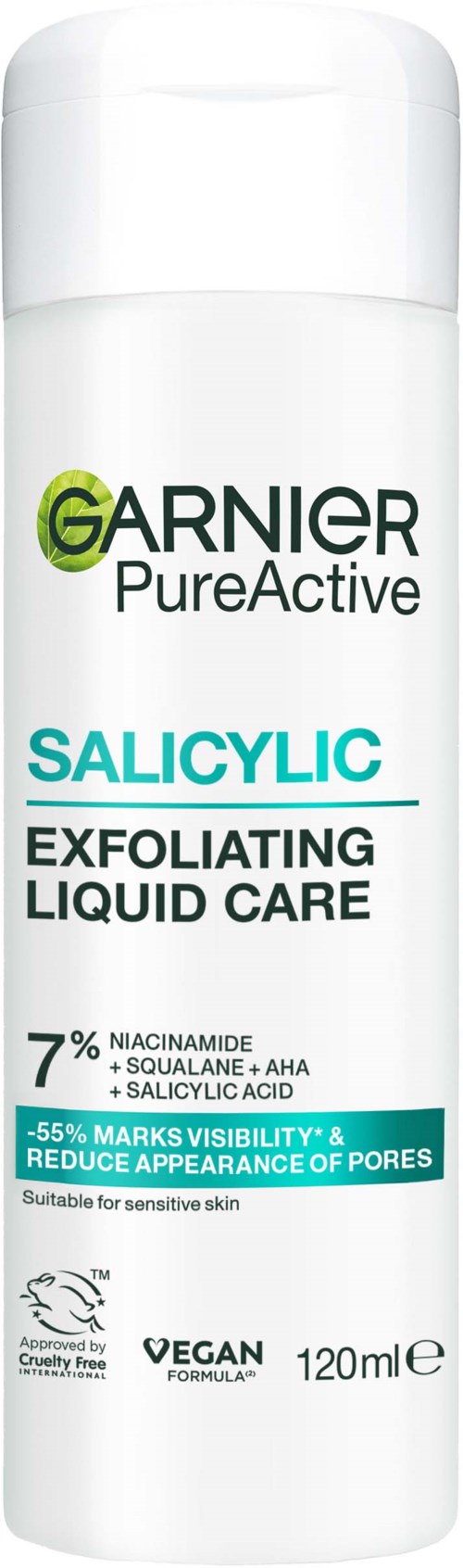 Garnier PureActive Salicylic Exfoliating Liquid Care For Impure Skin 120 ml