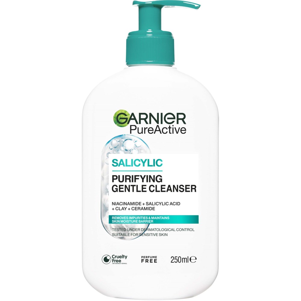 Garnier Garnier PureActive Salicylic Purifying Gentle Cleanser For Impure Skin 250 ml