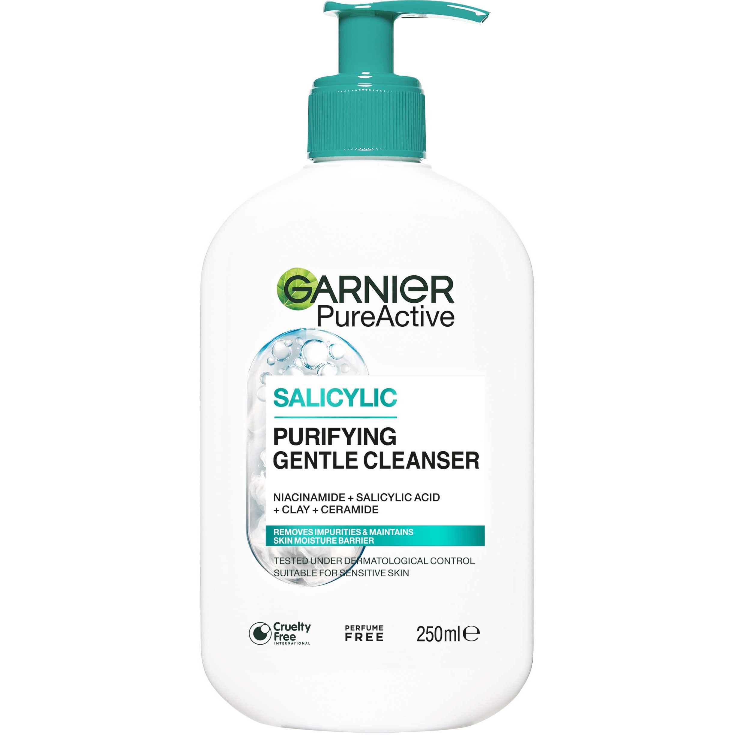 Garnier PureActive Salicylic Purifying Gentle Cleanser For Impure Skin 250 ml