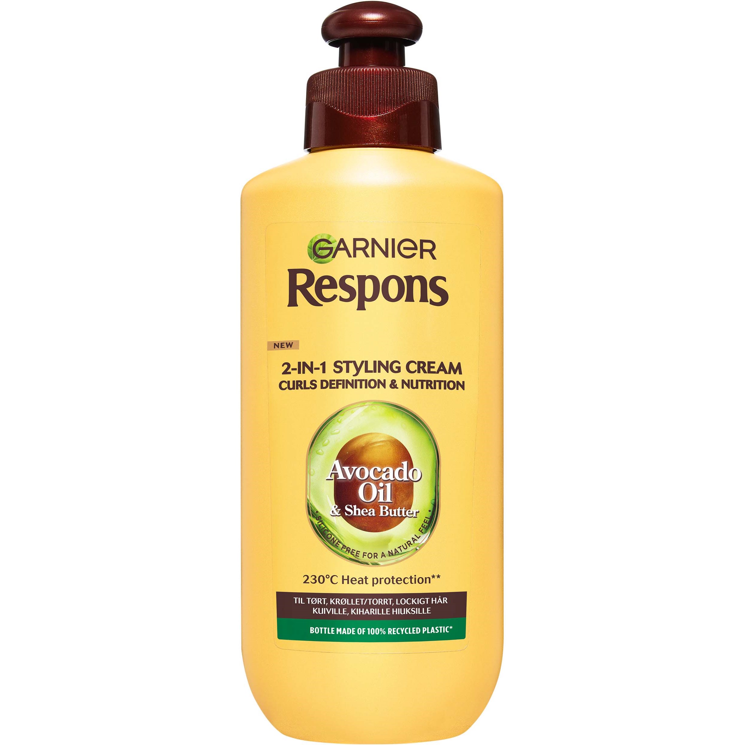 Garnier Respons 2-in-1 Styling Cream Avocado Oil & Shea Butter 200 ml