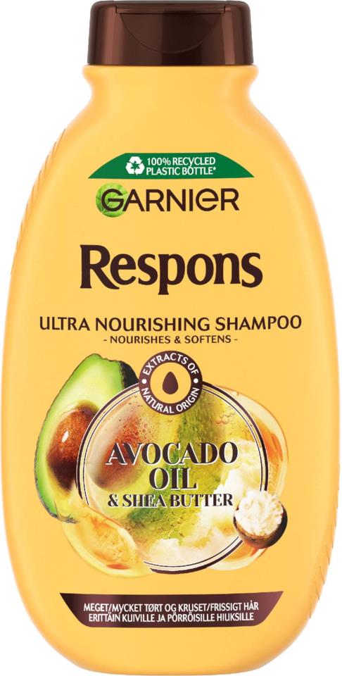Garnier Respons Avocado Oil & Shea Butter Shampoo 250 ml